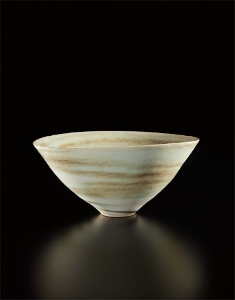 Conical bowl by Lucie Rie