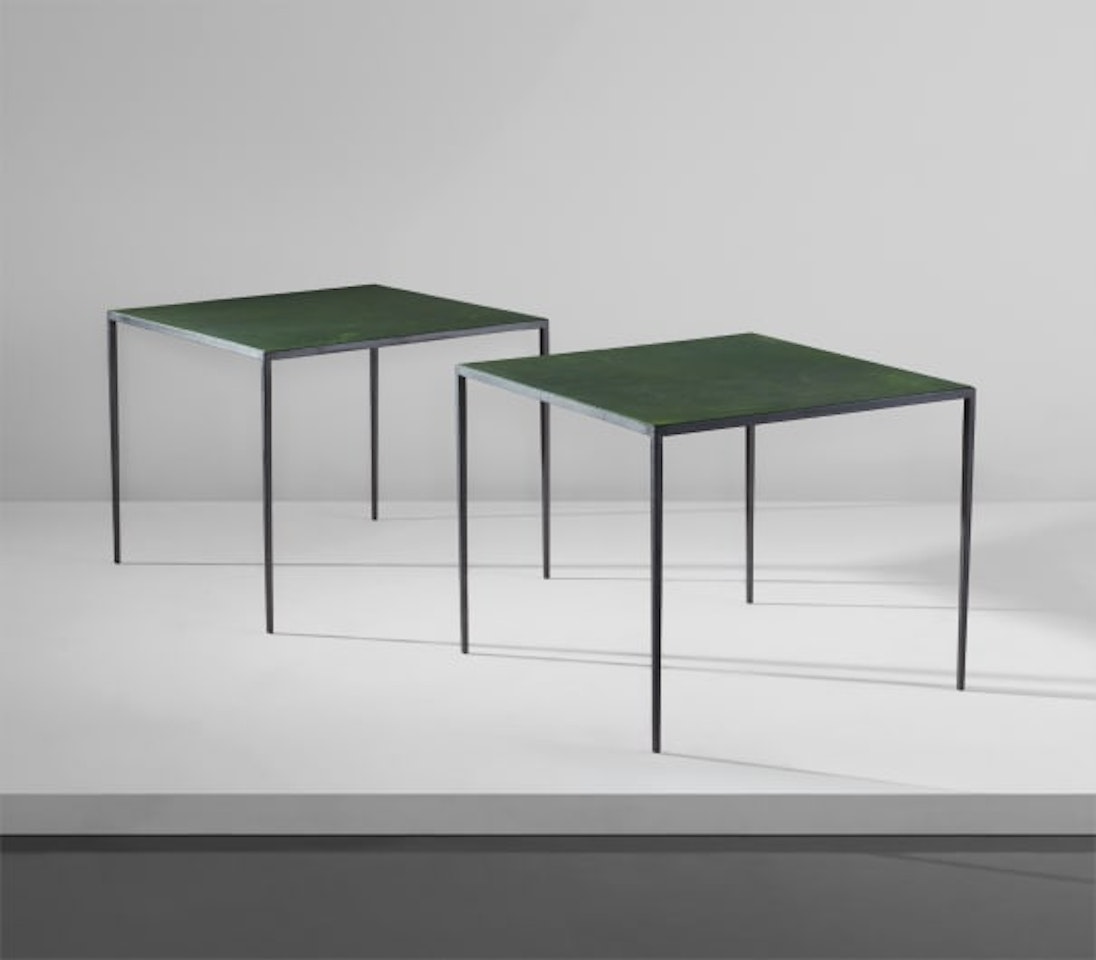 Pair of games tables by Jean-Michel Frank
