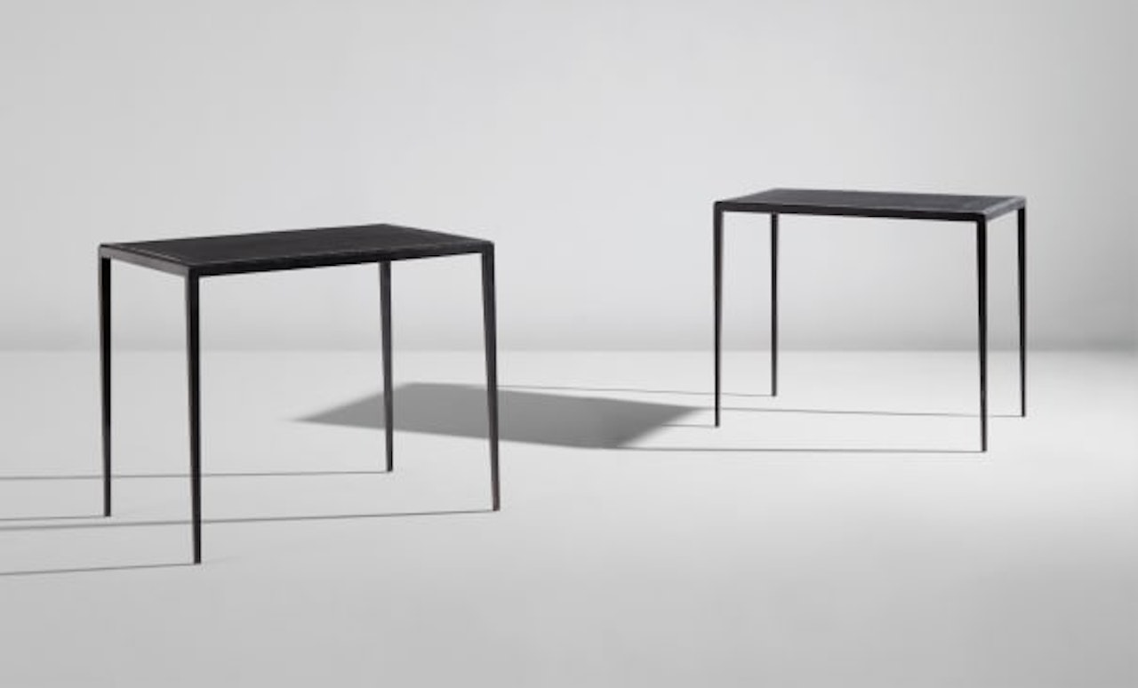 Pair of side tables by Jean-Michel Frank