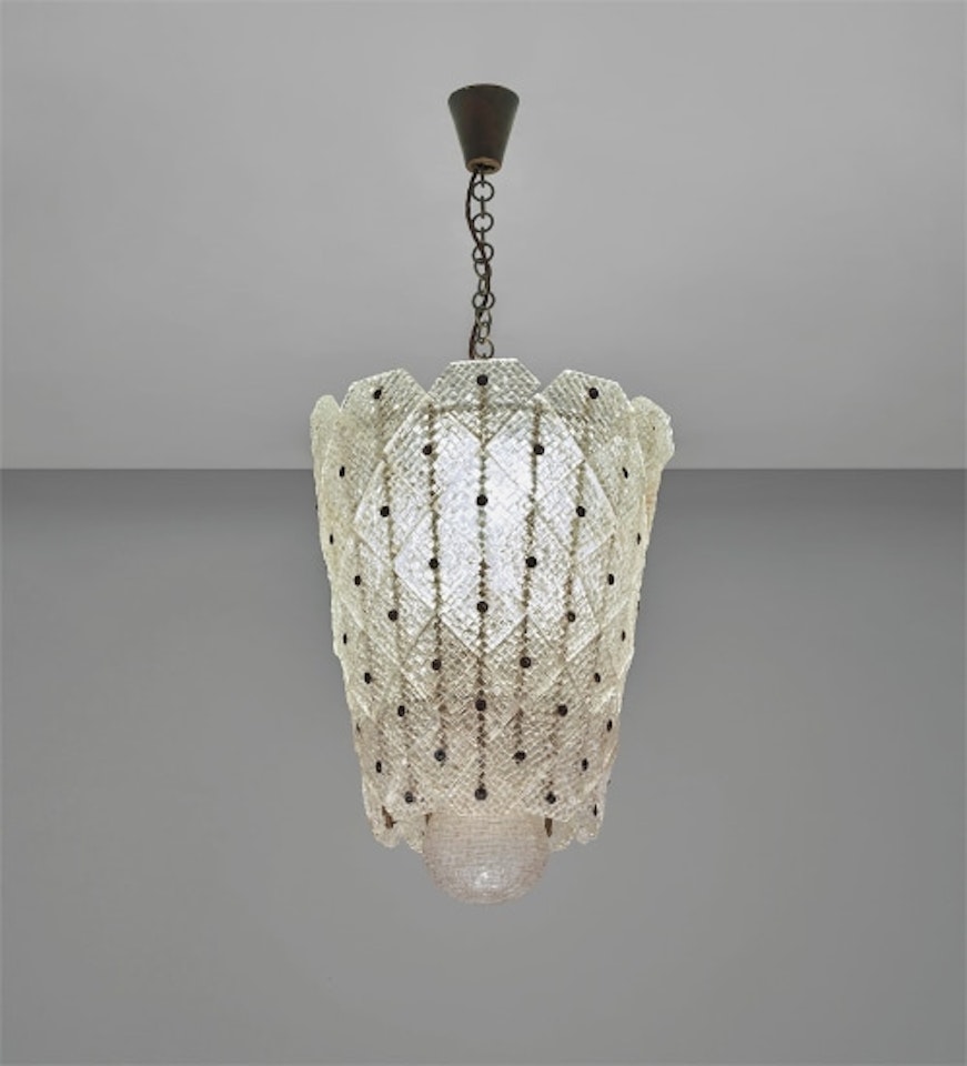 Ceiling light, model no. 5284 by Carlo Scarpa