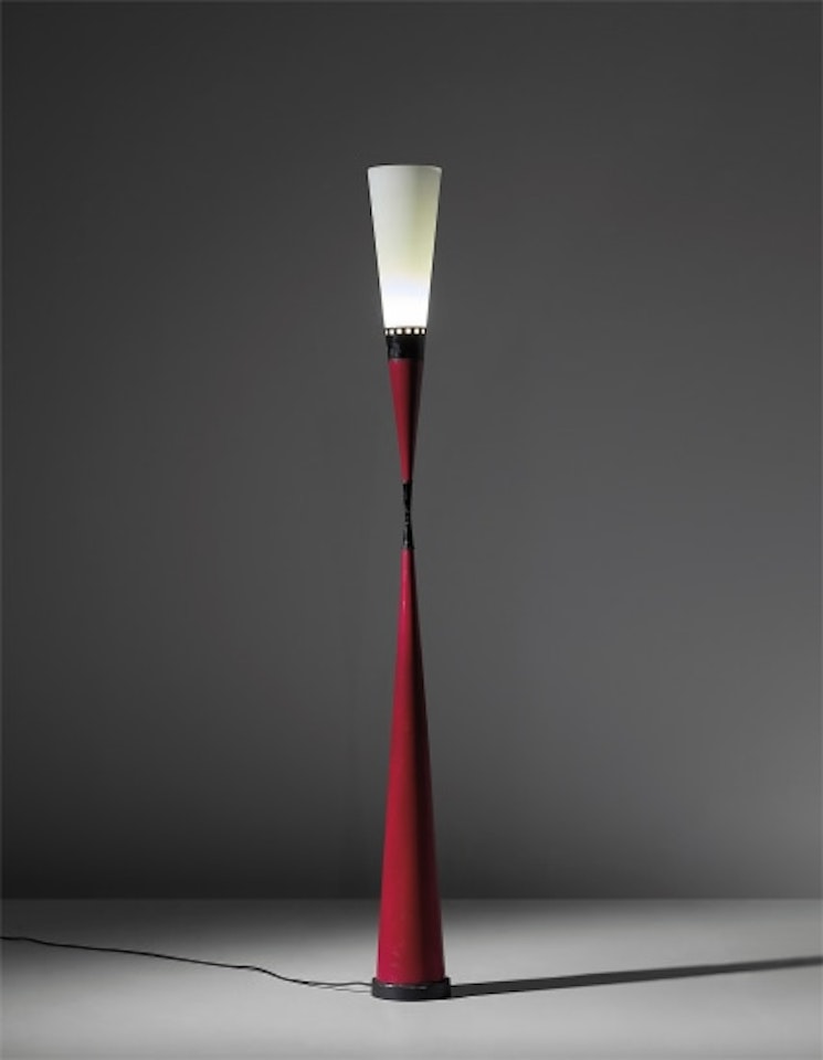 Rare standard lamp, from the Fondazione Livio e Maria Garzanti, Forlì by Gio Ponti
