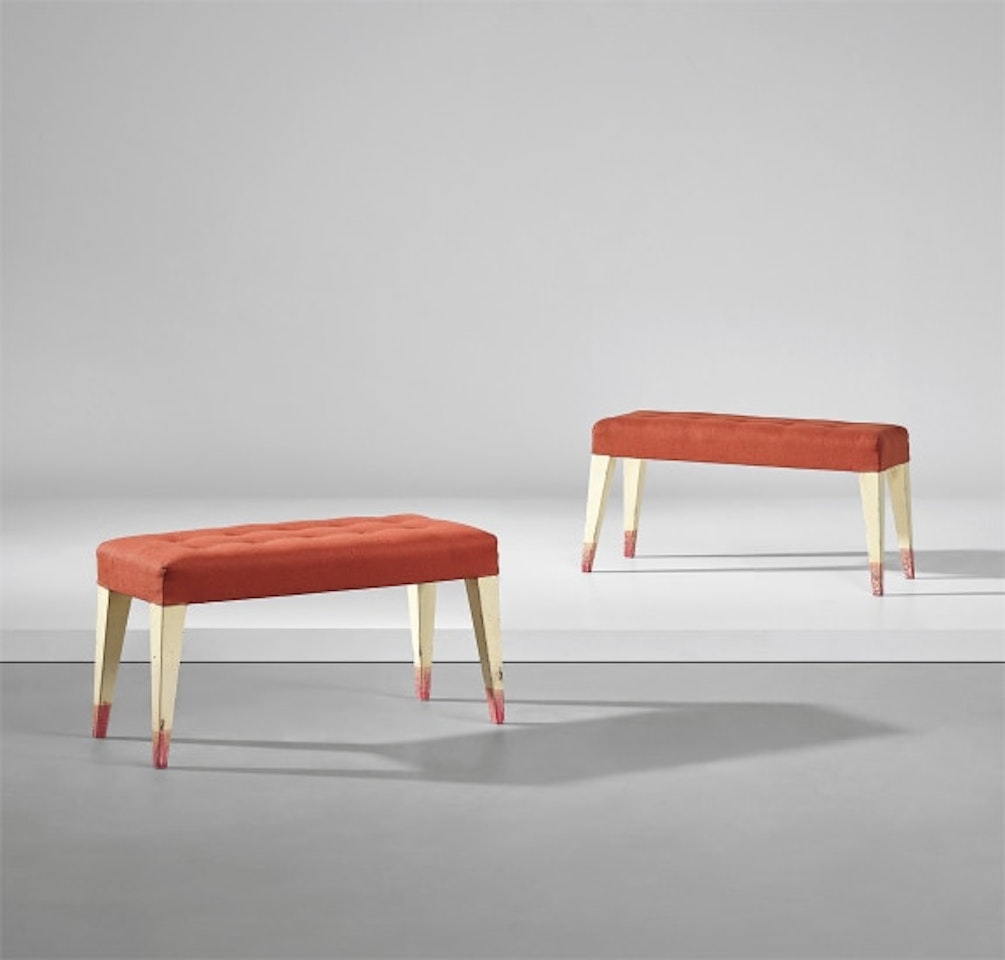 Pair of benches by Gio Ponti