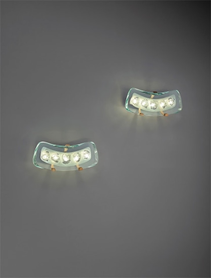 Pair of wall lights, model no. 1598 by Max Ingrand
