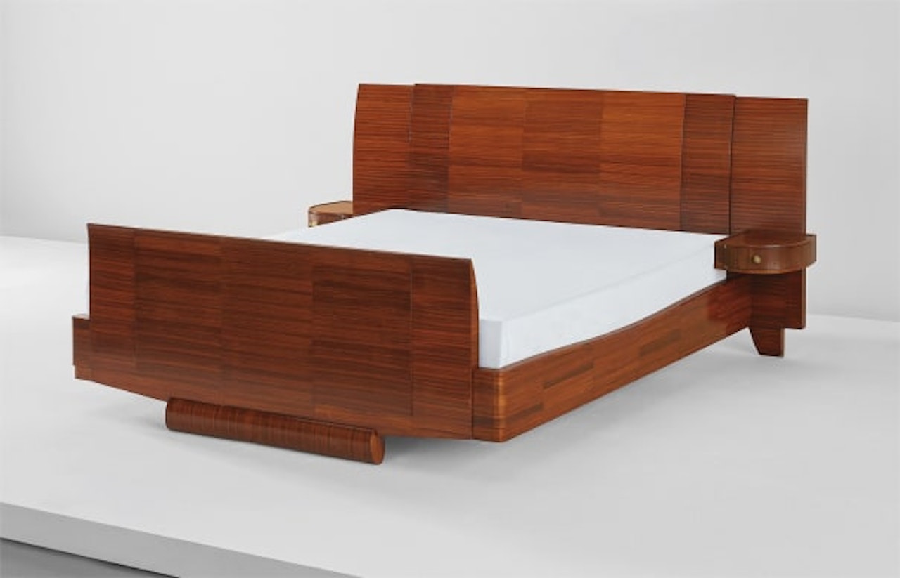 Bed, model no. 894b NR by Emile-Jacques Ruhlmann