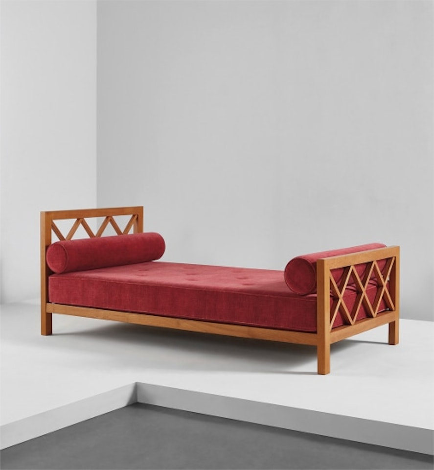 "Croisillon" daybed by Jean Royere