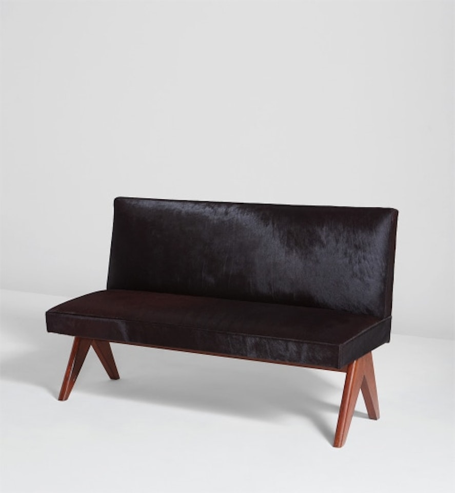 "Public bench," model no. PJ-SI-37-B by Pierre Jeanneret