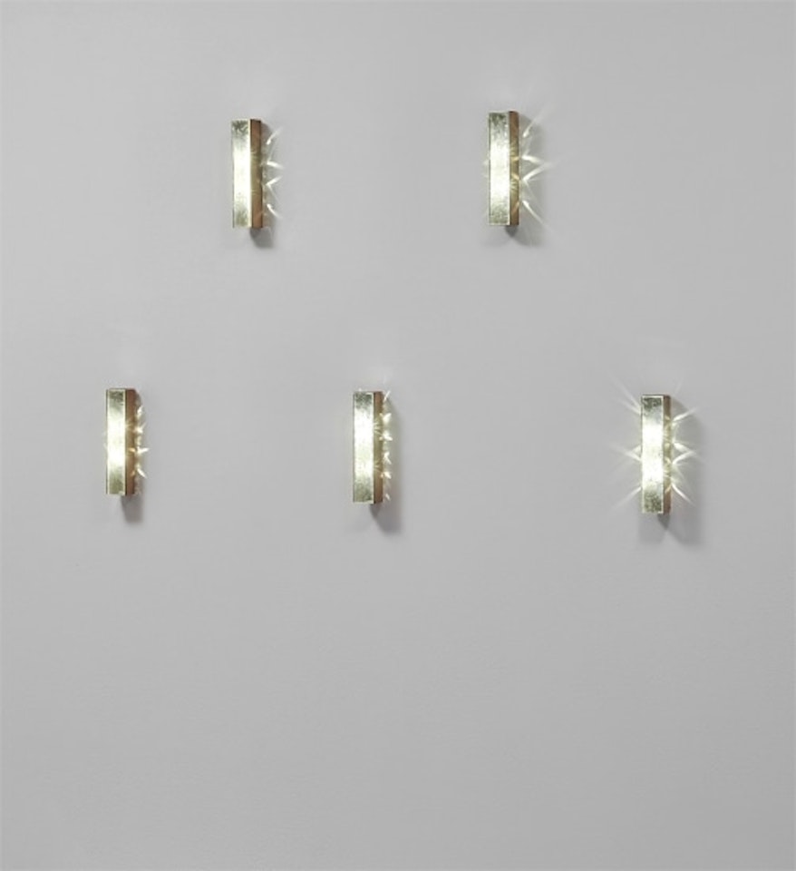 Set of five wall lights, model no. 2368 by Max Ingrand