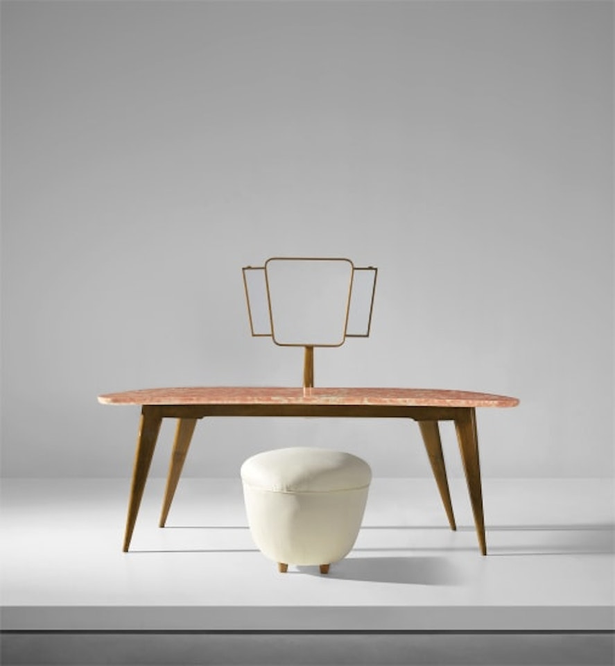 Dressing table and stool by Gio Ponti