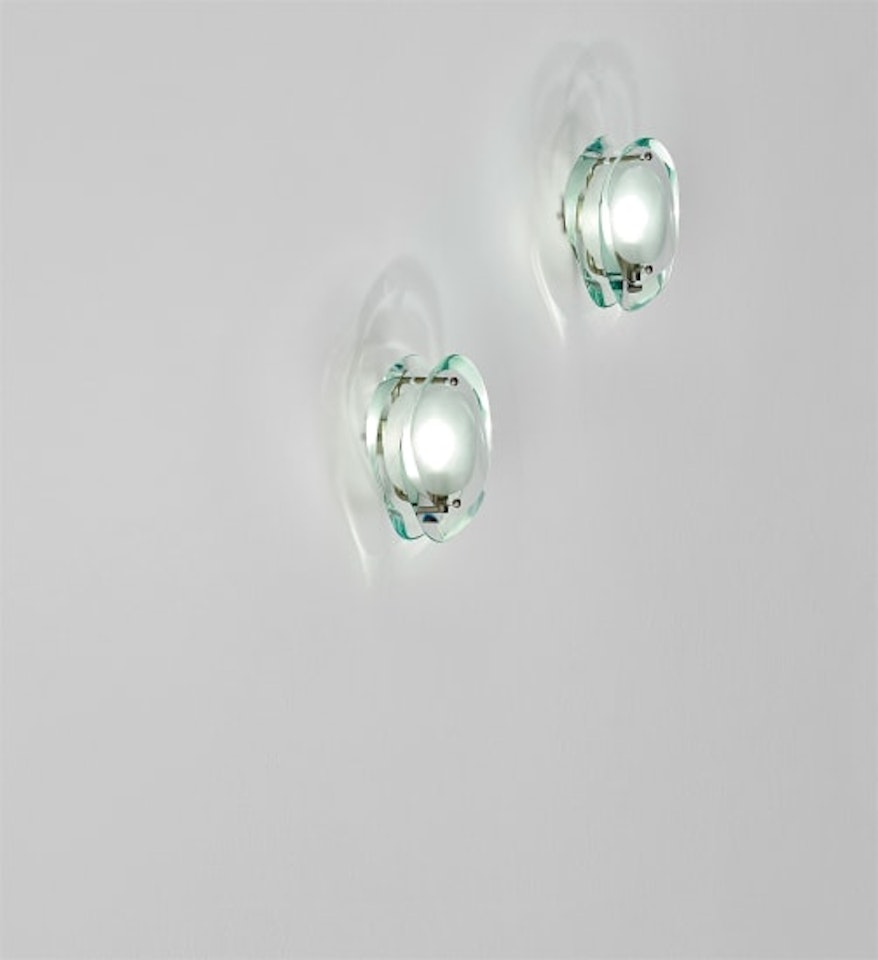 Pair of 'Micro' wall lights, model no. 2093 by Max Ingrand