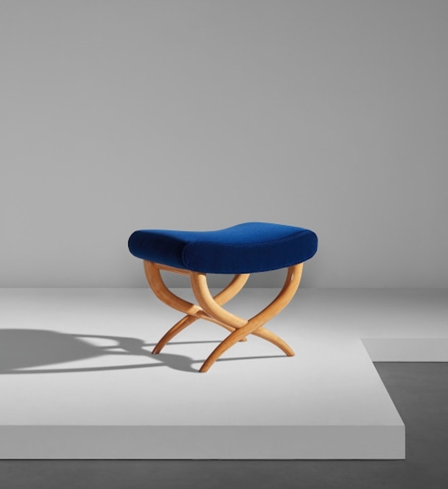 "Curule" stool by Jean Royere