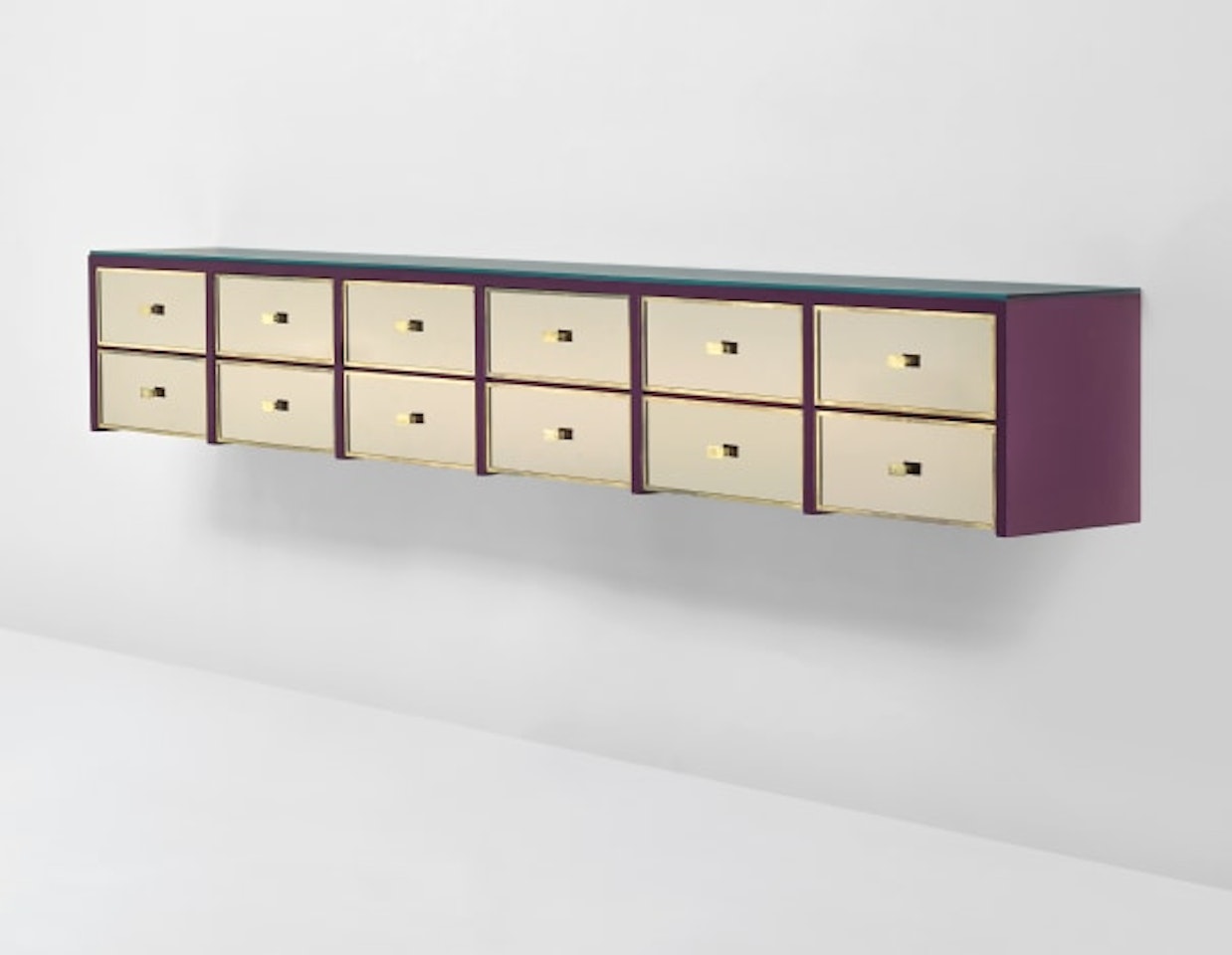 Wall-mounted chest of drawers by Gio Ponti