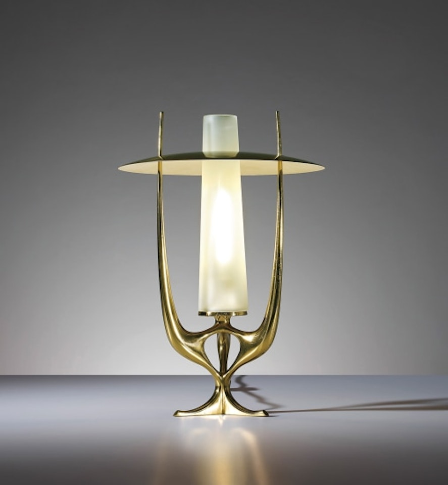Rare table lamp by Max Ingrand