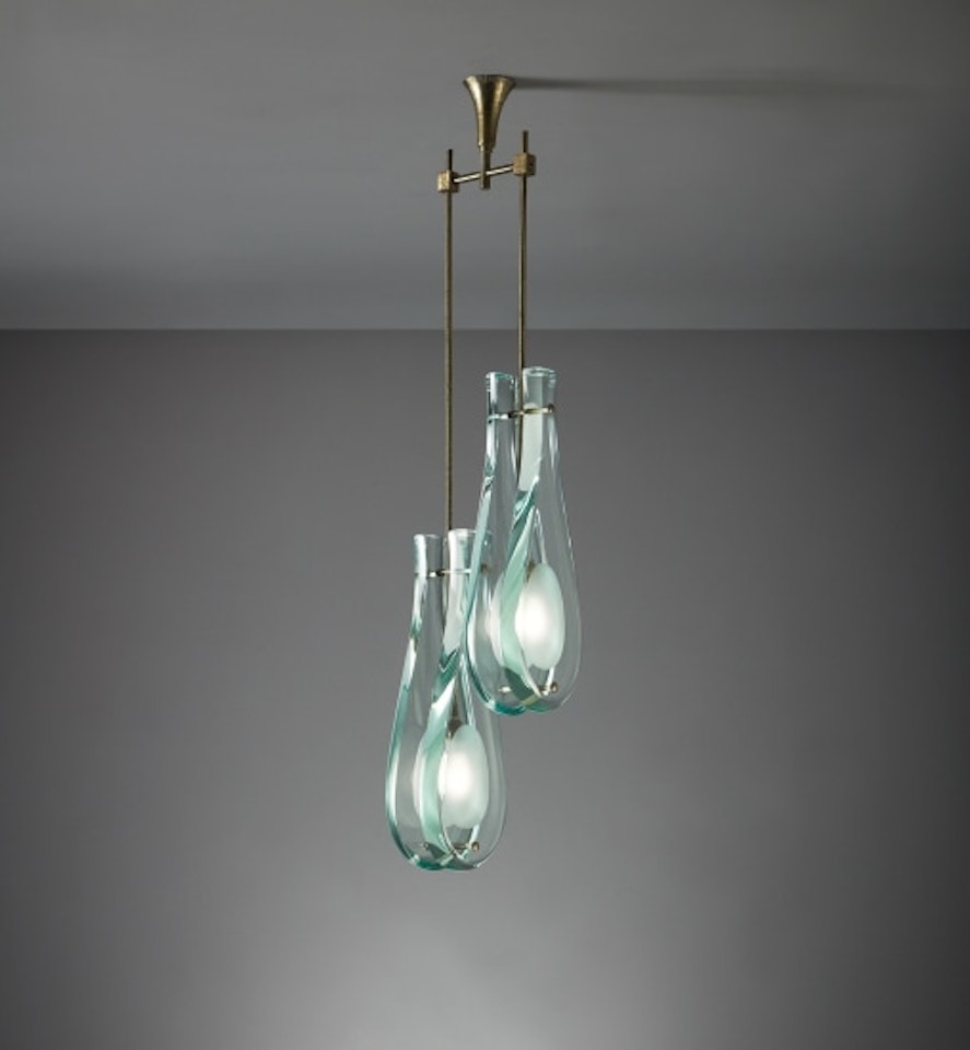 Ceiling light, model no. 2258 by Max Ingrand
