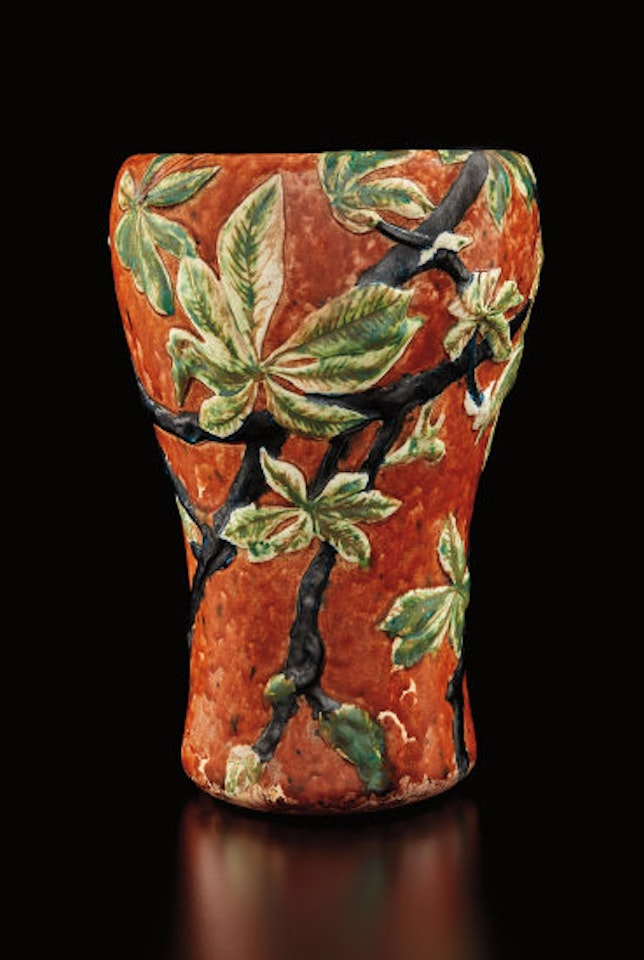 "Horse Chestnut" vase by Tiffany Studios