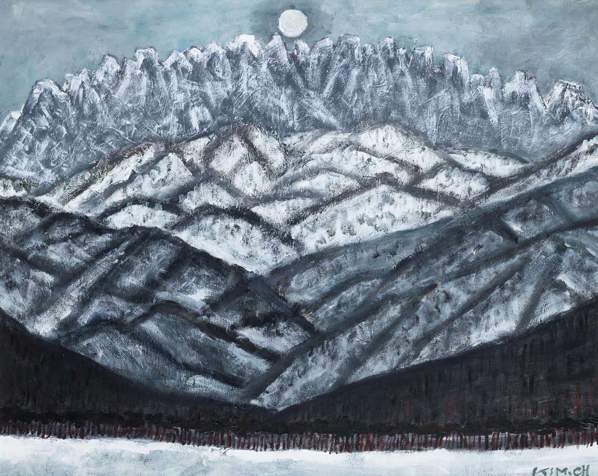 Snowscape  설경 by Kim Chong Hak