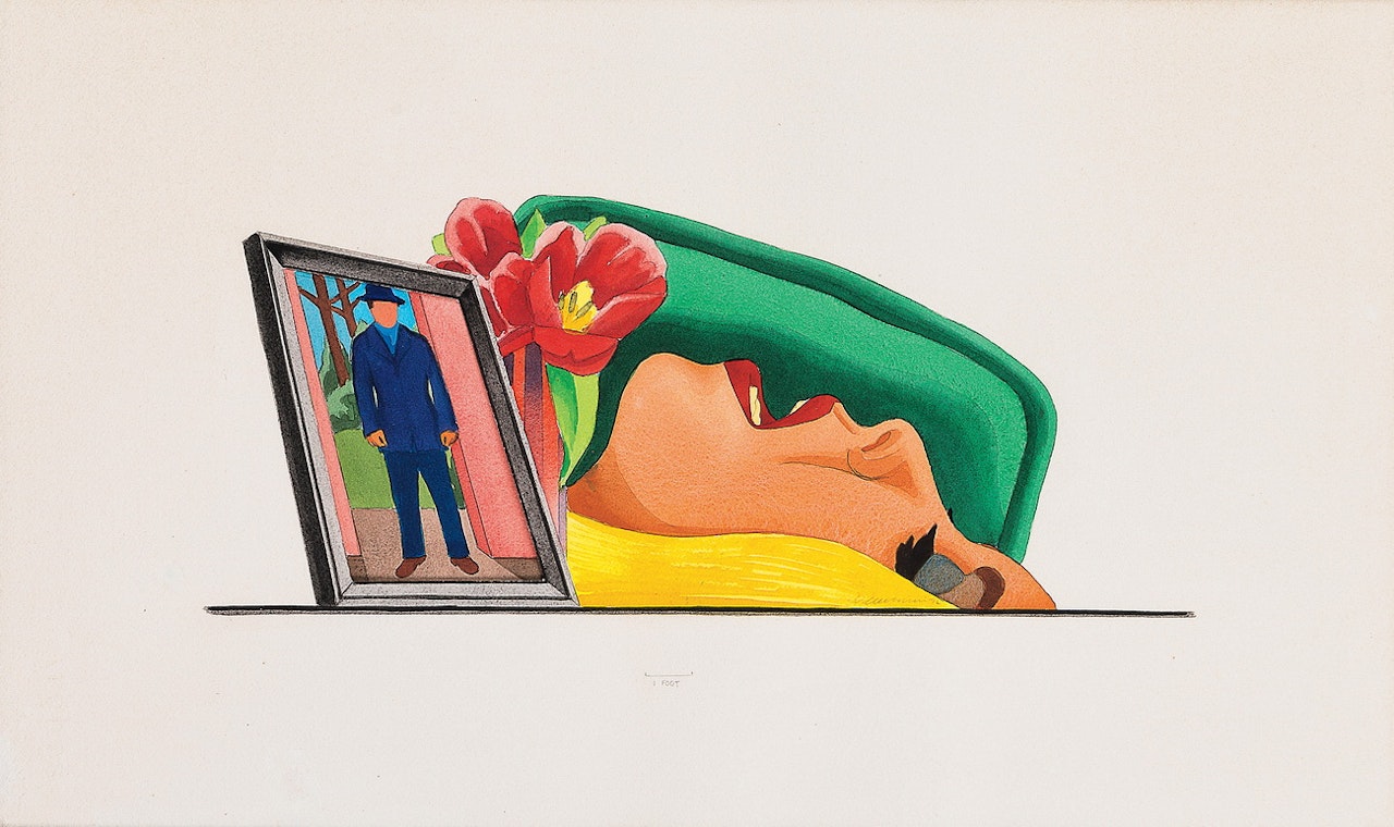Study for Bedroom Painting #32 by Tom Wesselmann