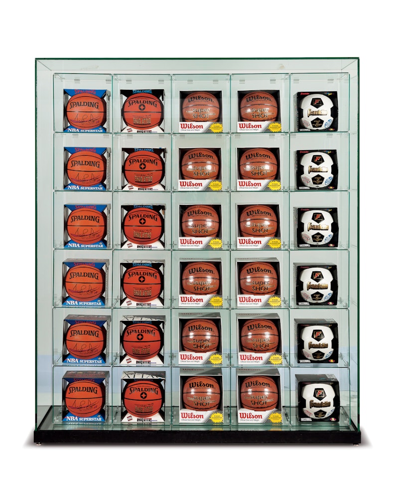 Encased - Five Rows by Jeff Koons
