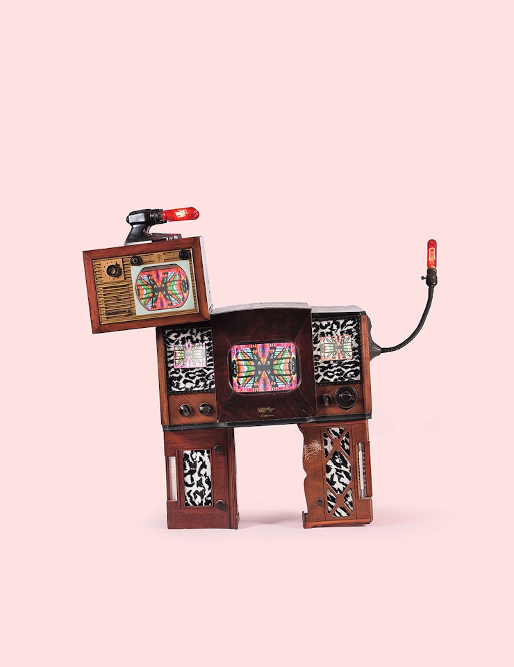 Stag by Nam June Paik