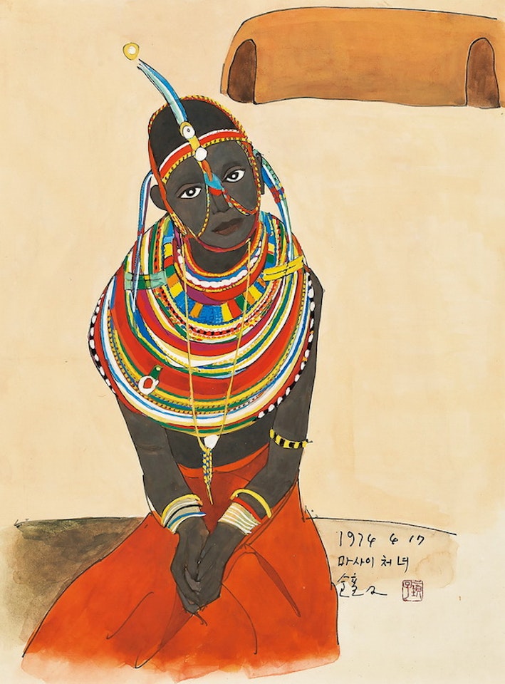 Masai Woman by Chun Kyung-ja