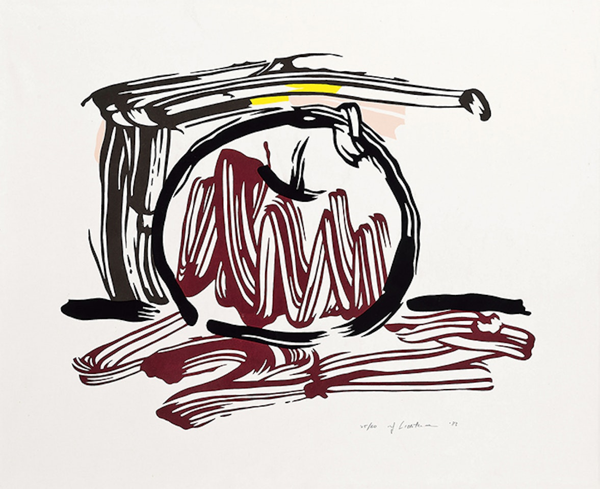 Red Apple by Roy Lichtenstein