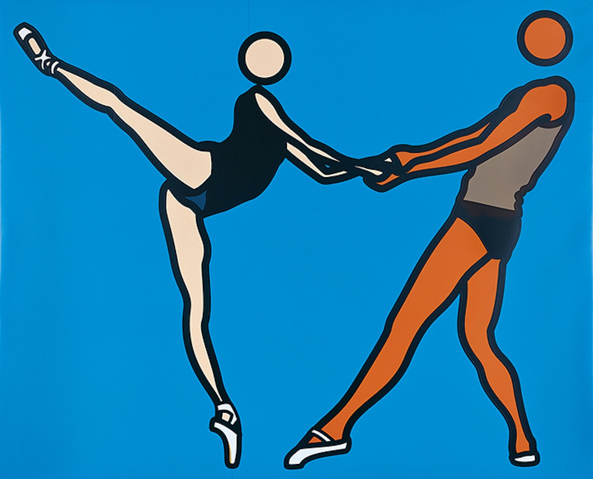 Ryoichi and Mara. 1. by Julian Opie