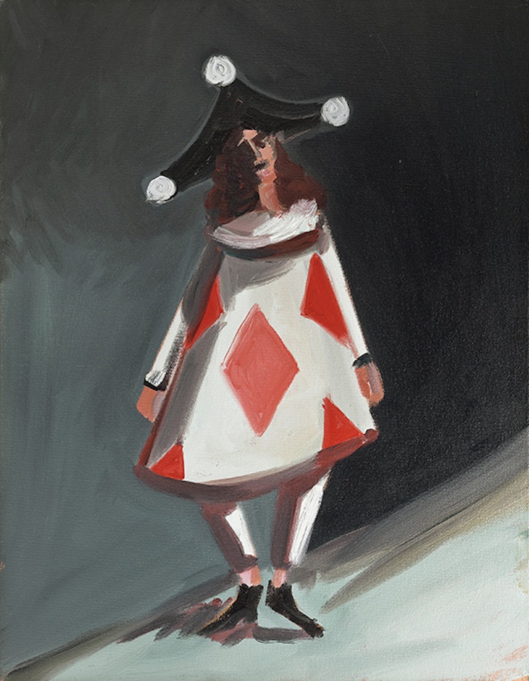 5 of Diamonds by George Condo