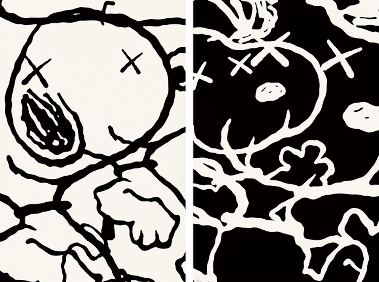 Man's Best Friend (2 works) by Kaws