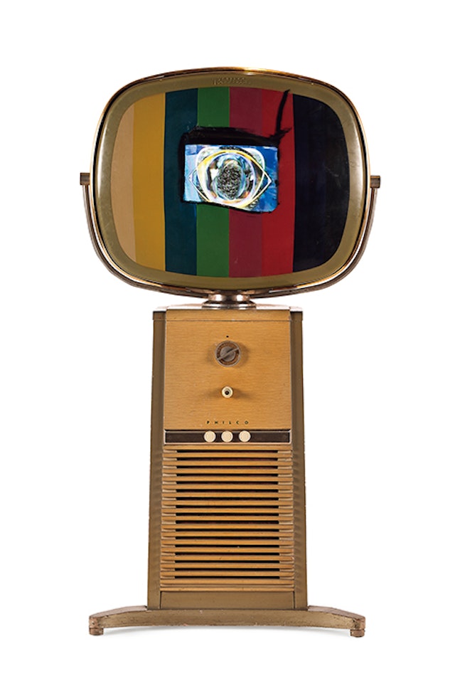 Pray for Good Luck on the Day of Spring, Laugh and Grow Fat by Nam June Paik