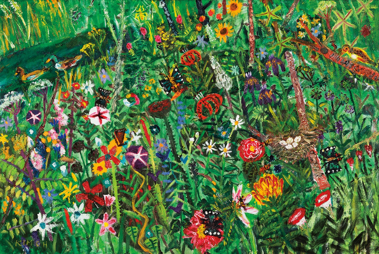 Field of Wild Flowers by Kim Chong Hak