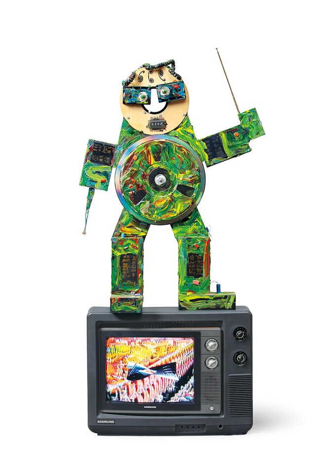 Fin de Siecle Man by Nam June Paik