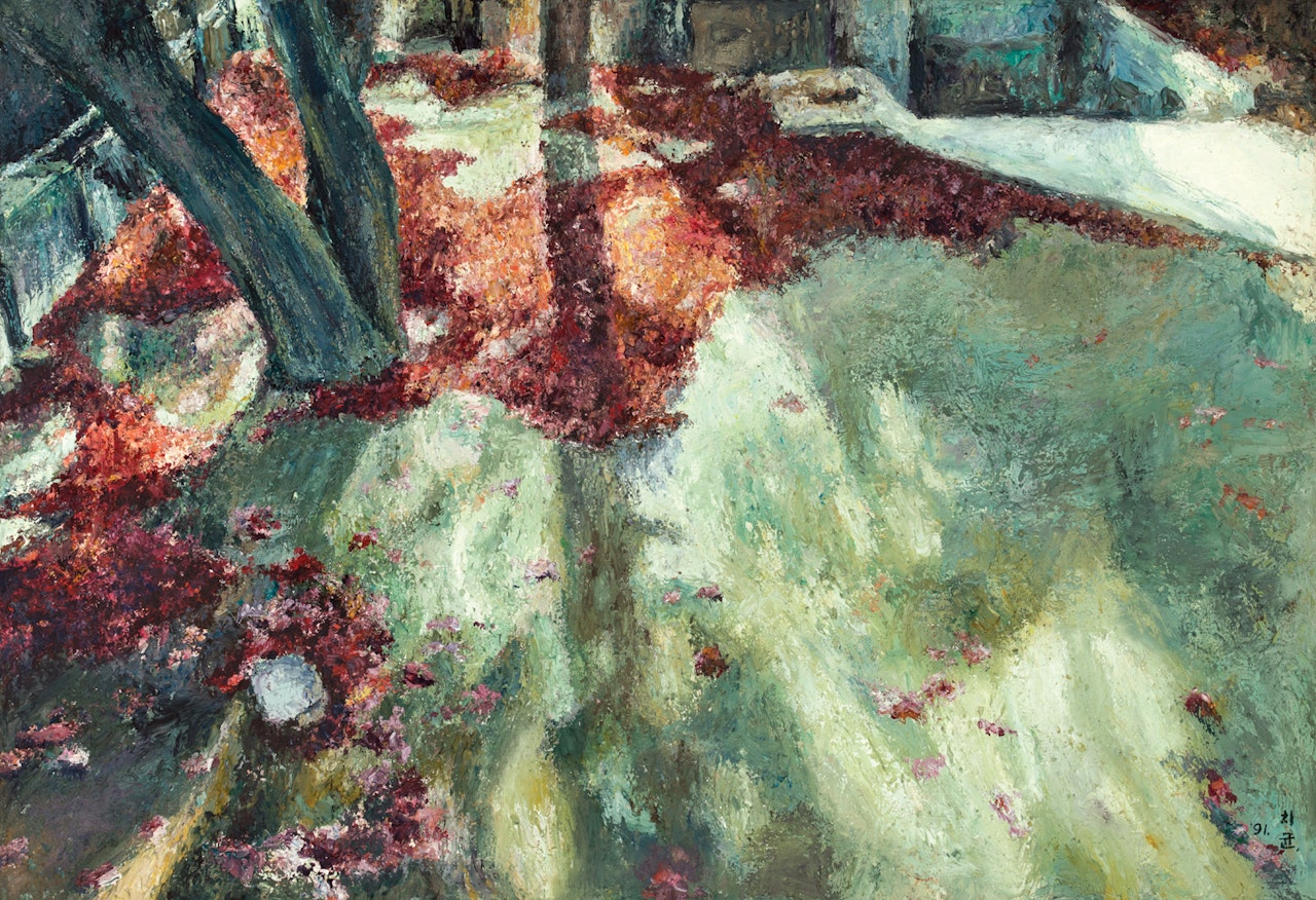 The front Garden of Autumn by Oh ChiGyun