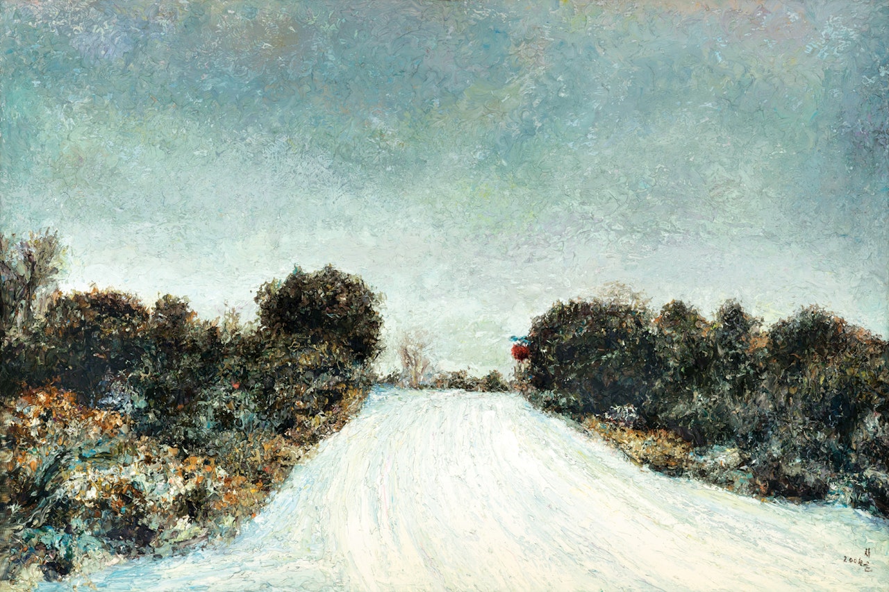 Snowy Road by Oh ChiGyun