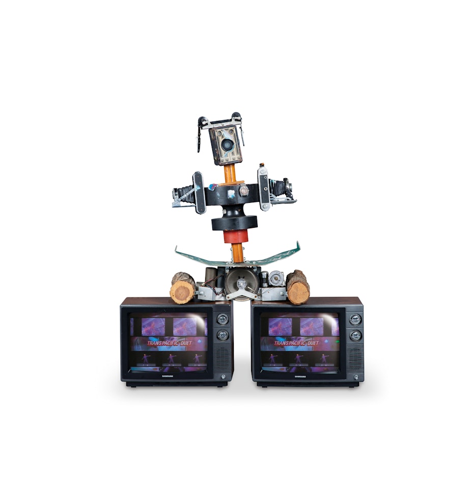 Robot Globe by Nam June Paik