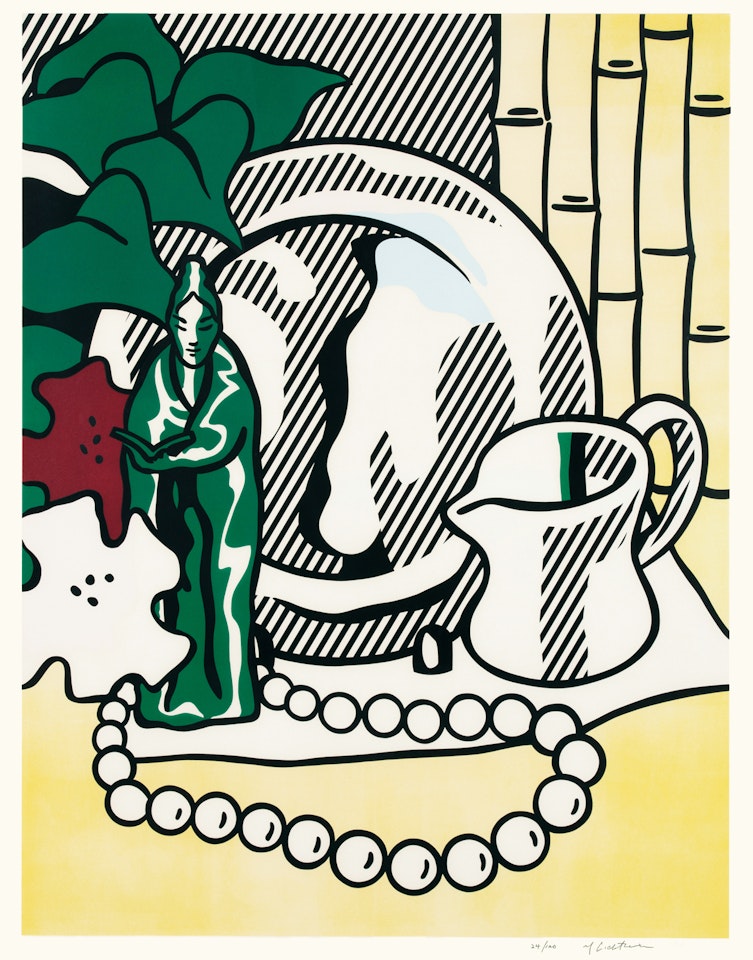 Still Life with Figurine by Roy Lichtenstein