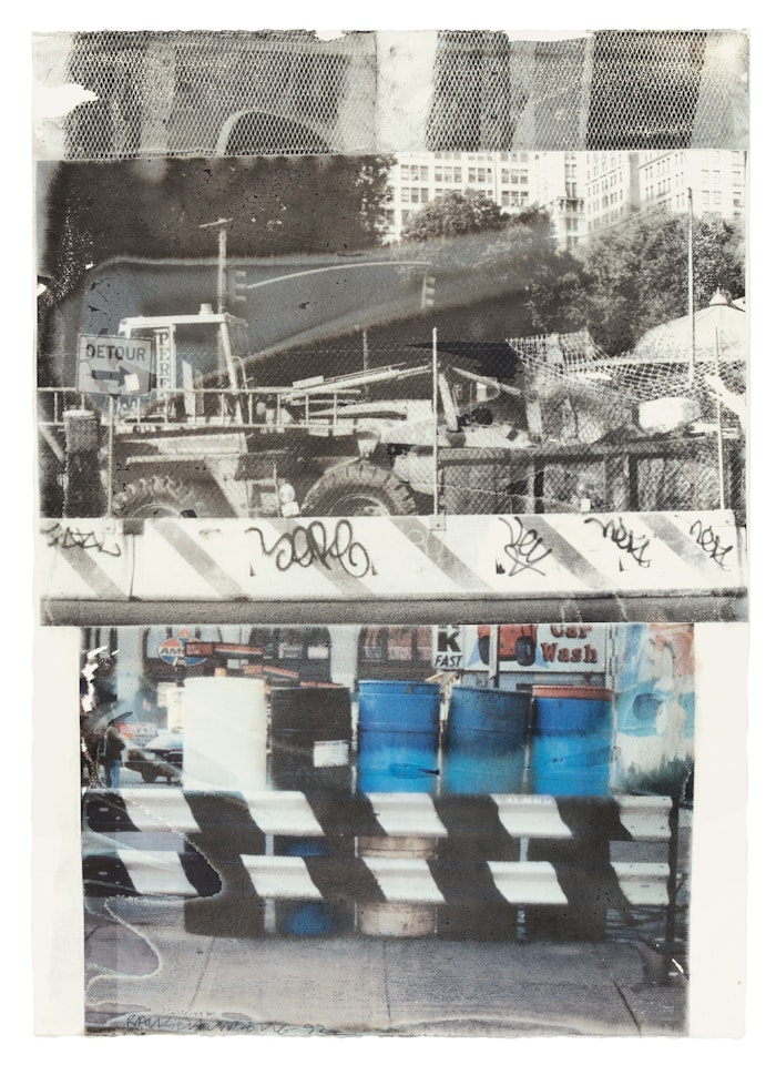 City Hush by Robert Rauschenberg