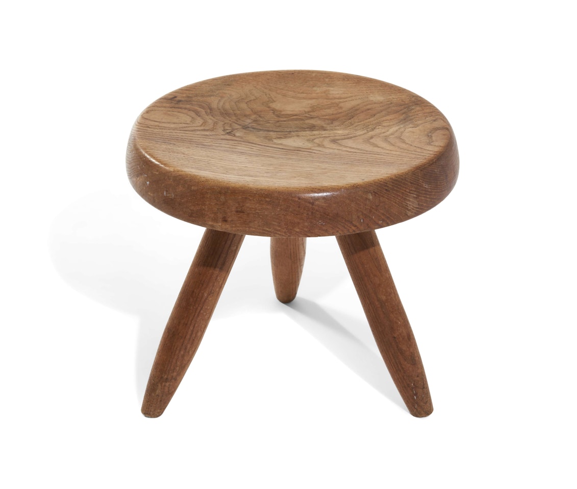 Tabouret bas dit "Berger"  by Charlotte Perriand