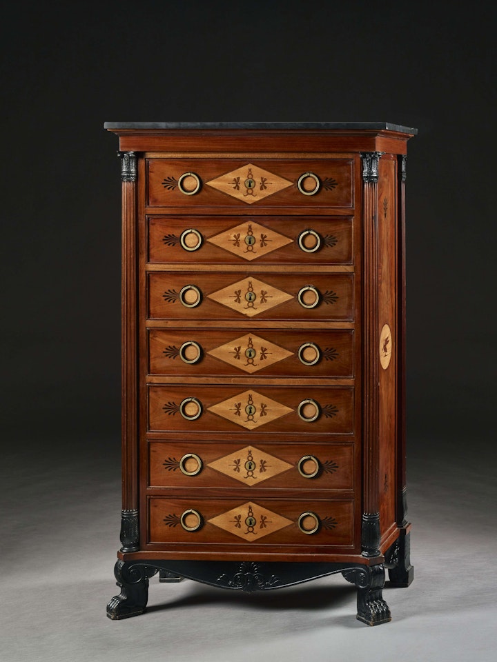 SEMAINIER D'ÉPOQUE DIRECTOIRE Estampille de Georges Jacob by Anonymous