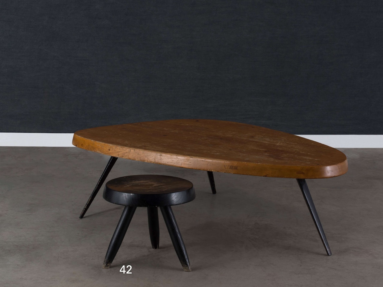 Table basse dite "Forme Libre" by Charlotte Perriand