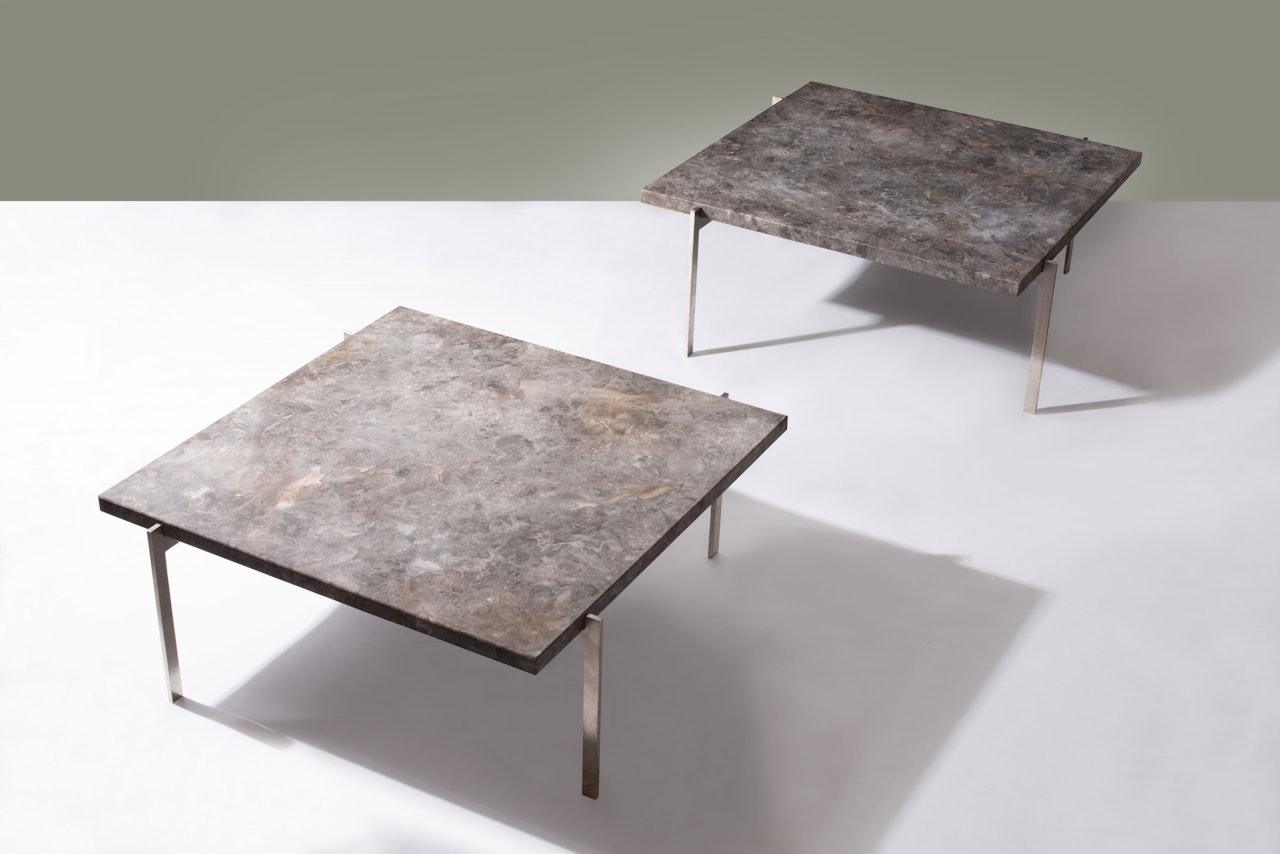 Paire de tables basses mod. PK61 by Poul Kjaerholm