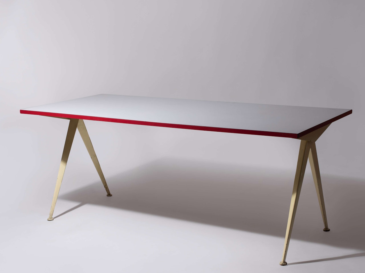 Grande table mod. 512 dites "Compas" by Jean Prouvé