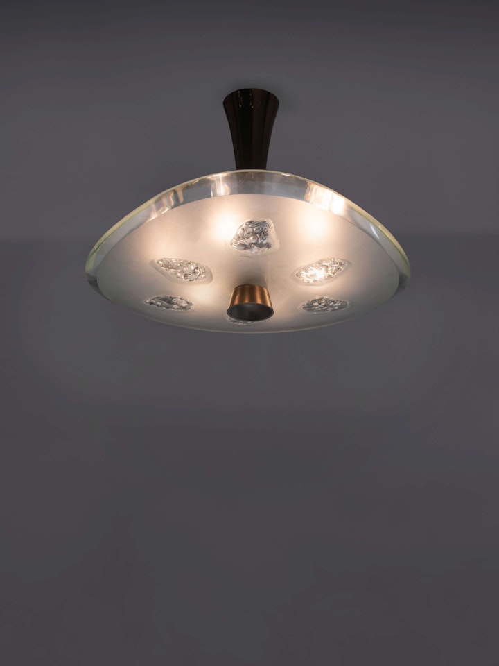 Rare plafonnier mod. 1748 by Max Ingrand