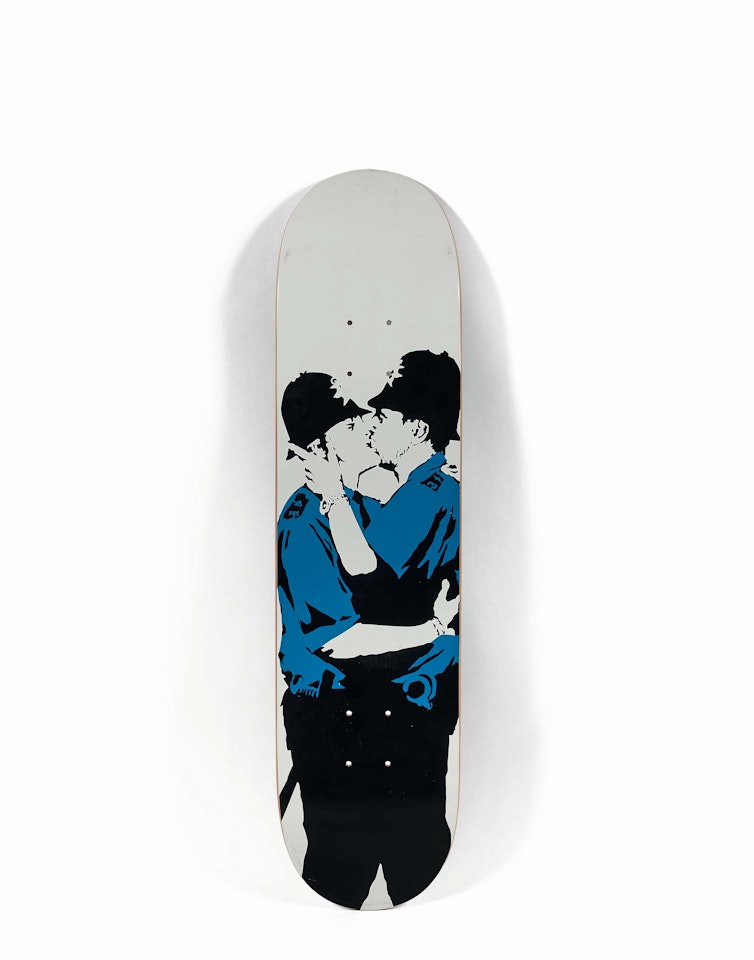Kissing coppers by Banksy