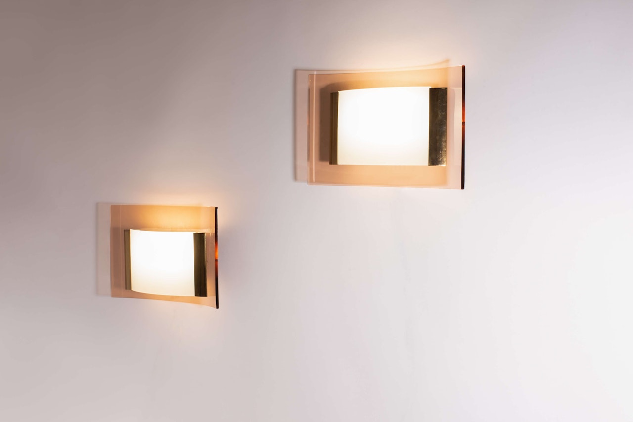 Paire d'appliques mod. 2213 by Max Ingrand