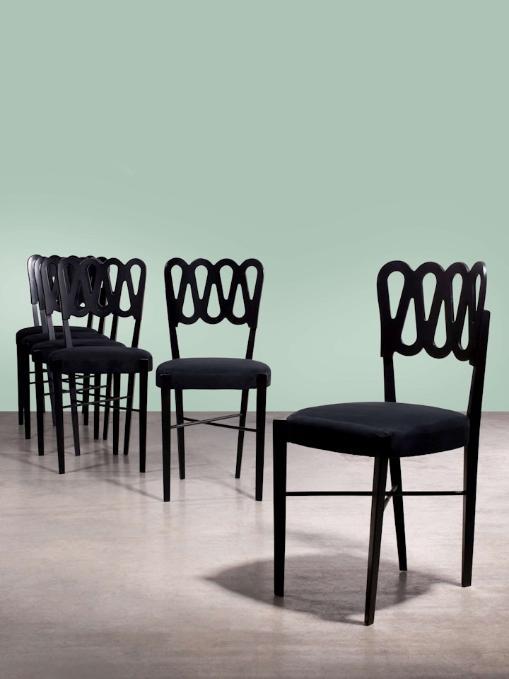 Suite de six chaises mod. 969 by Gio Ponti