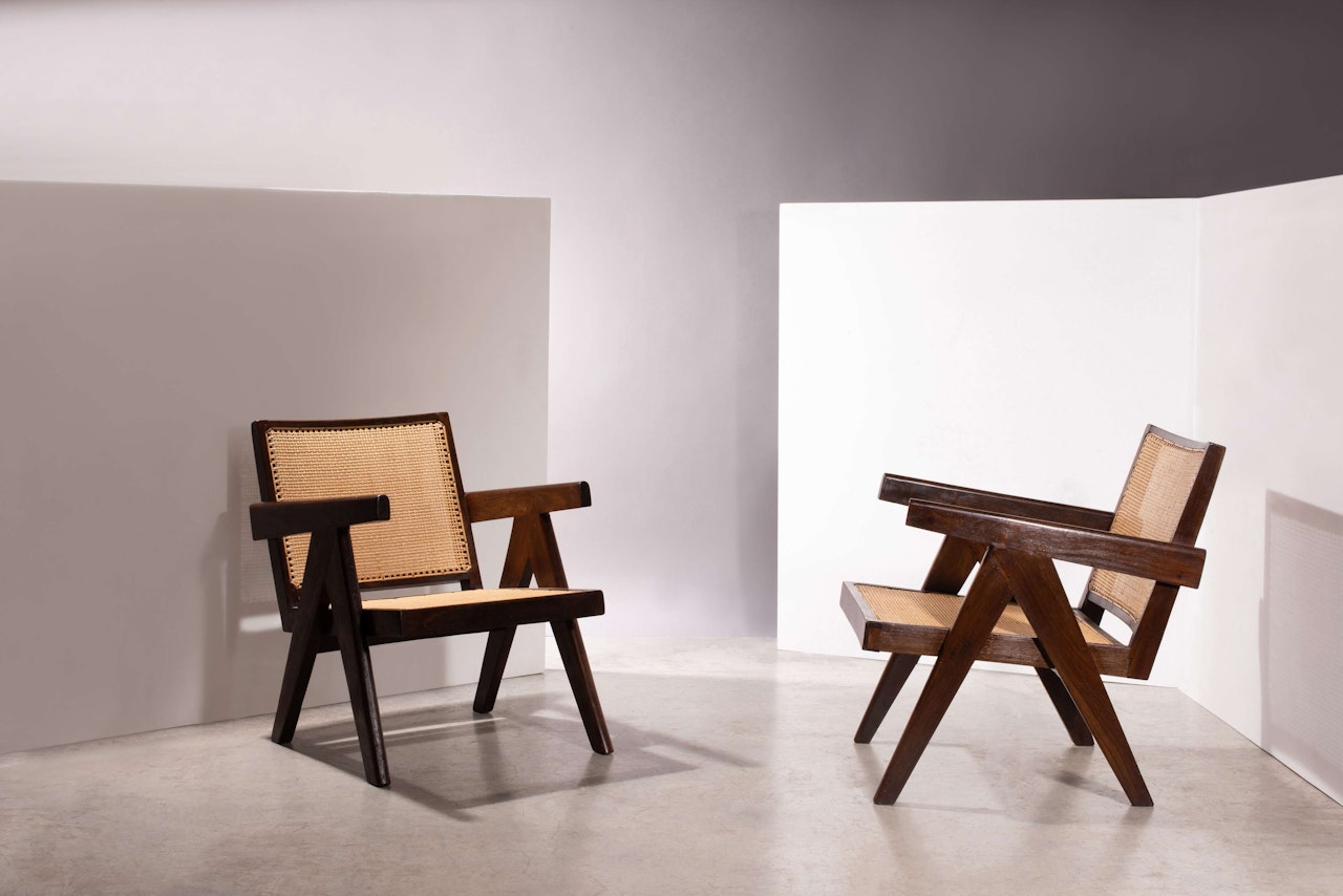 Paire de fauteuils dits «Easy Armchair» by Pierre Jeanneret