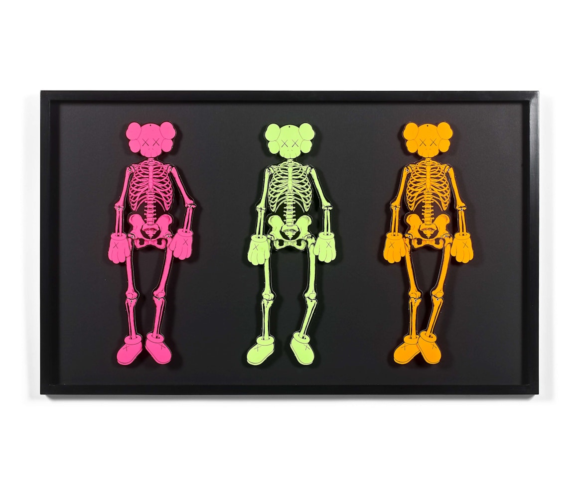 Skull set (x3) by Kaws