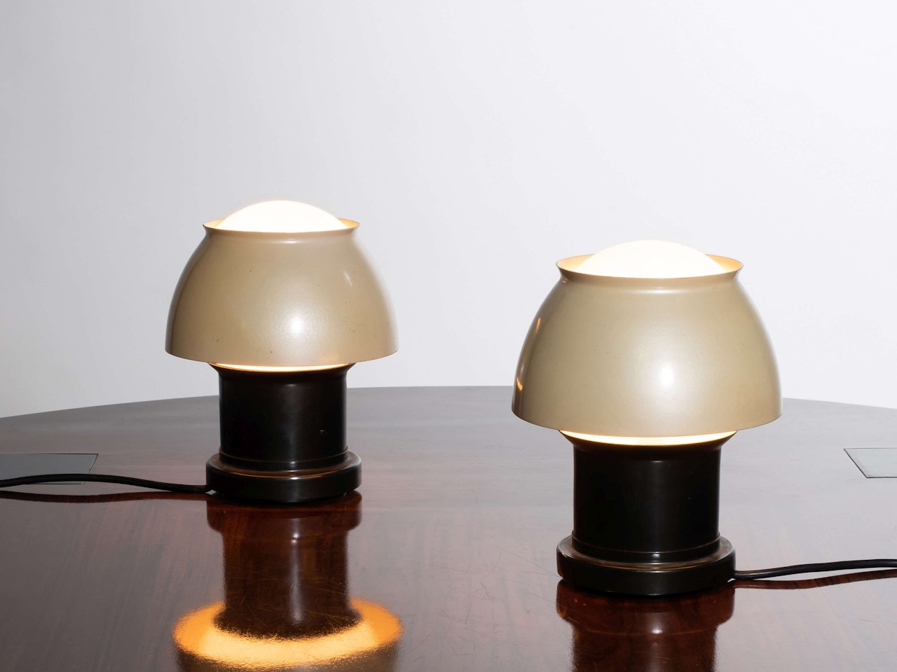 Paire de lampes de table mod. 580 by Gino Sarfatti