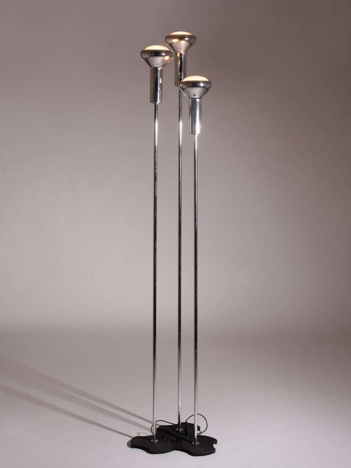 Lampadaire à trois éléments mod. 1073/3 by Gino Sarfatti