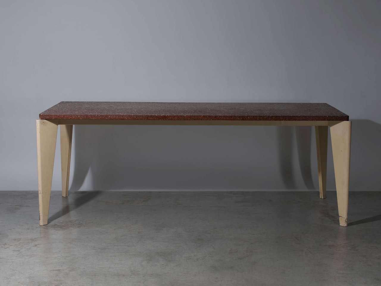 Importante table dite "Flavigny" by Jean Prouvé
