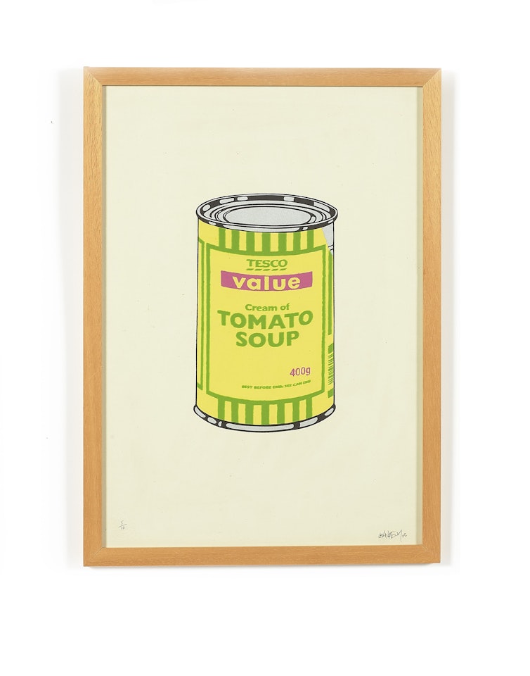 Soup Can - Banana / Lime / Purple by Banksy